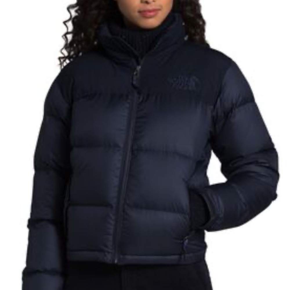 The North Face Eco Nuptse Navy Down Jacket Size Large